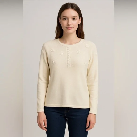 Classic Blue Women's Jeans and white sweater very good combinations - Picture 11 of 11